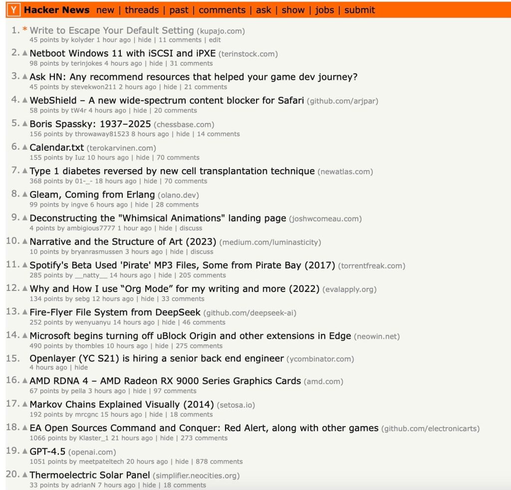 Hacker-News-Top-Post-Kupajo